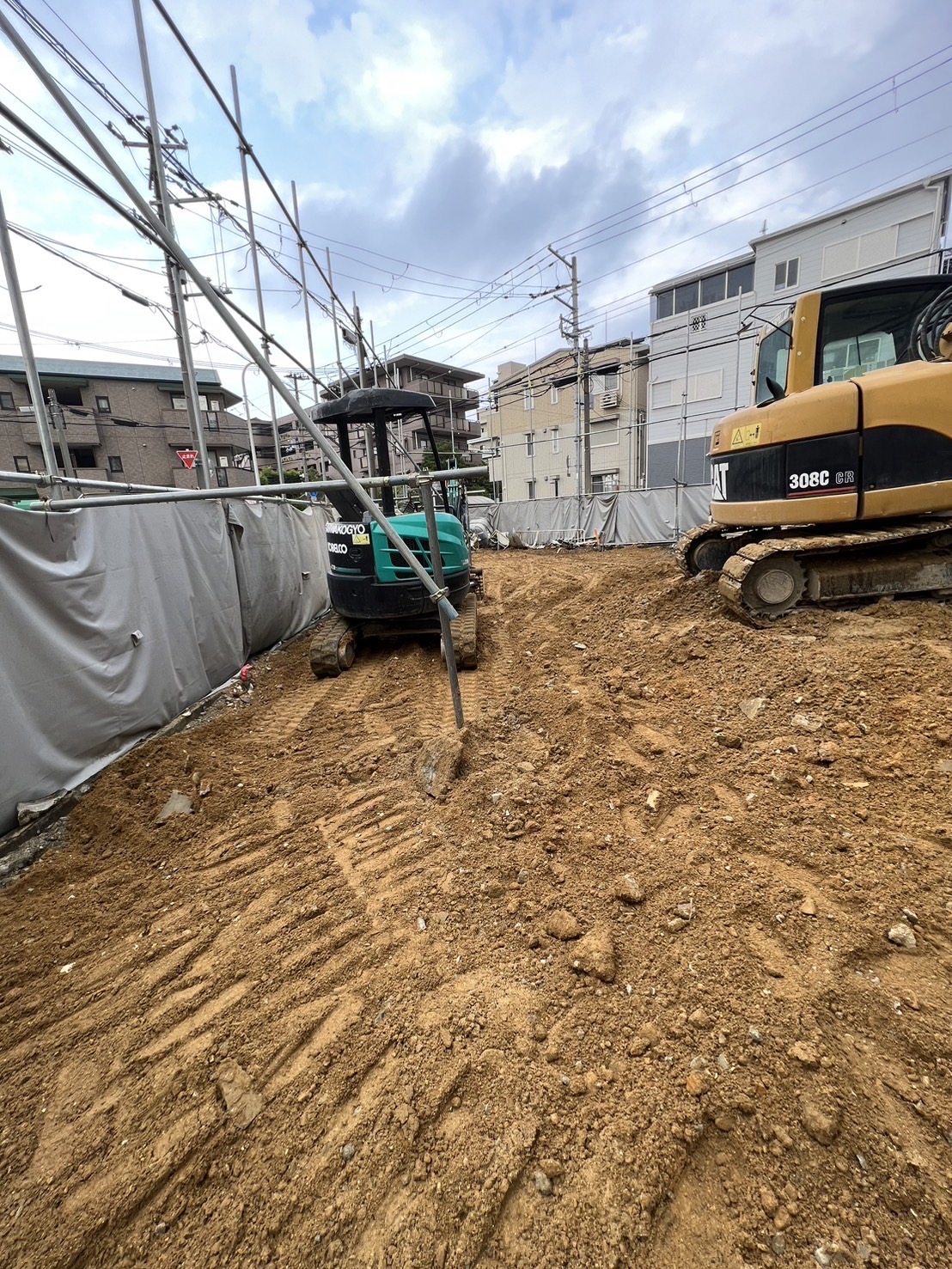 堺市三国ヶ丘アパート他2棟同時解体