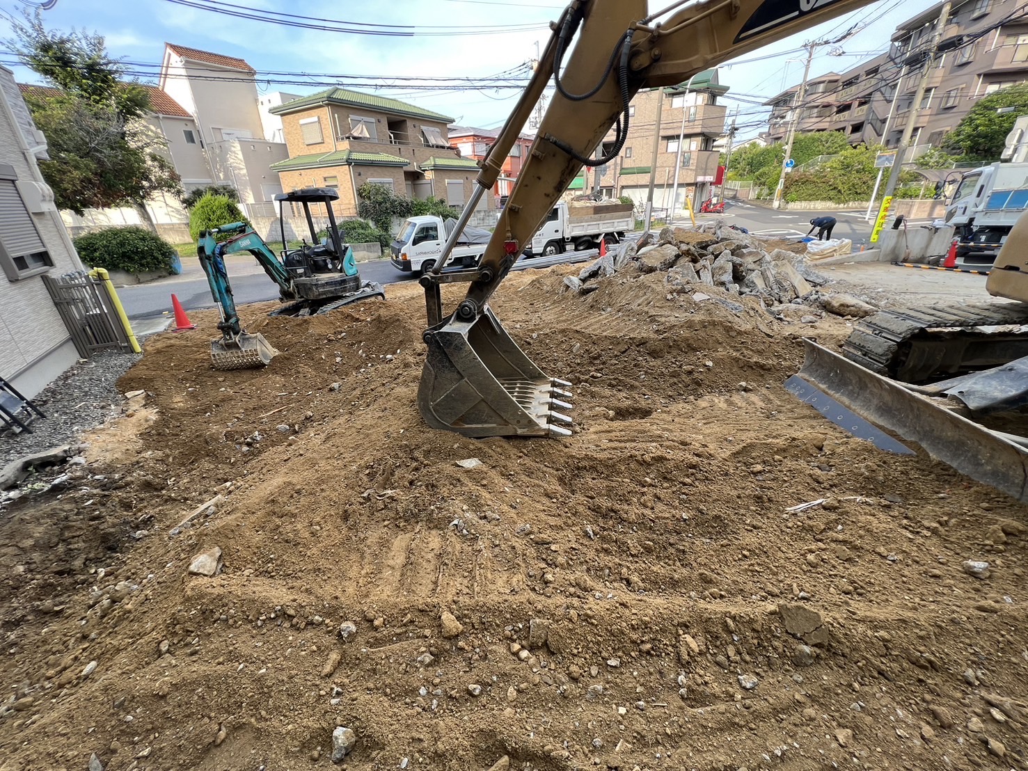 堺市三国ヶ丘アパート他2棟同時解体