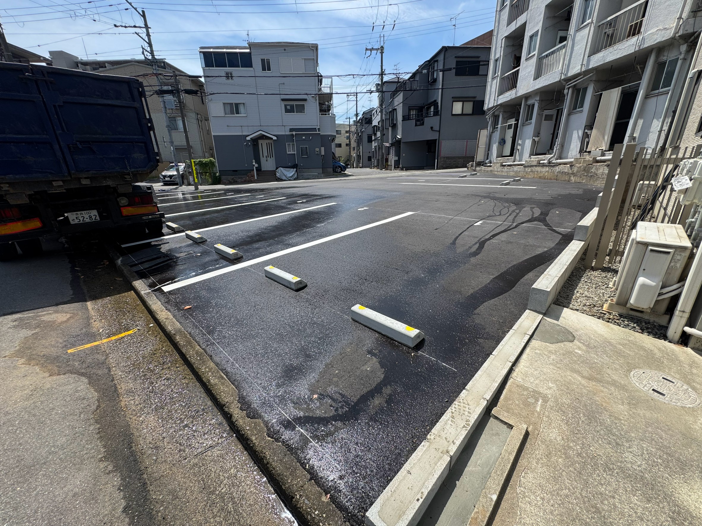 堺市三国ヶ丘解体後アスファルト施工工事